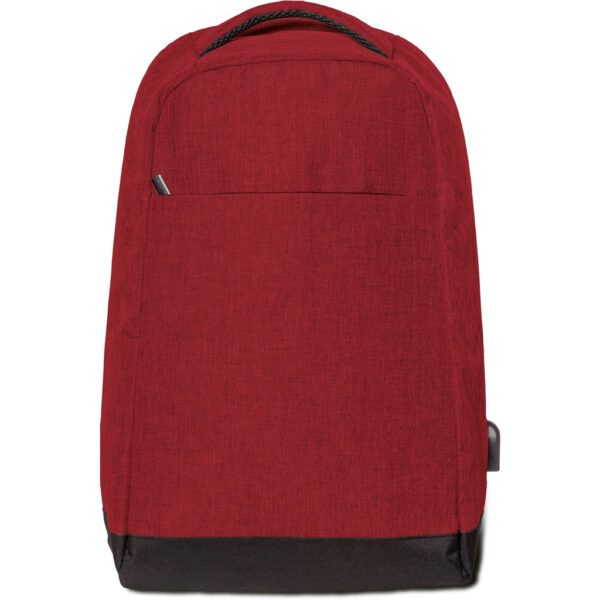 ZAINO ANTITACCHEGGIO CON USCITA USB IN POLIESTERE 300D - LPQ24093
